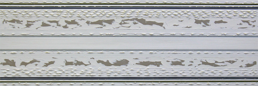 Stripes Porcelain, 50 x 150 cm, Oil and Acrylic on linen; ©RoseLong